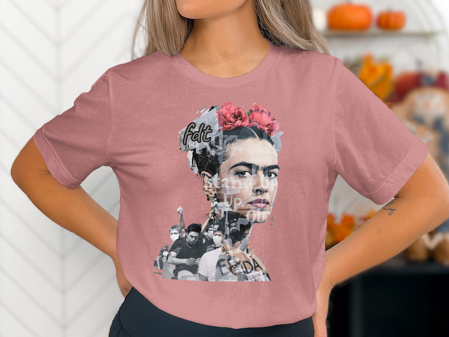 Iconic Frida Stand Up For Love Graphic T-Shirt product