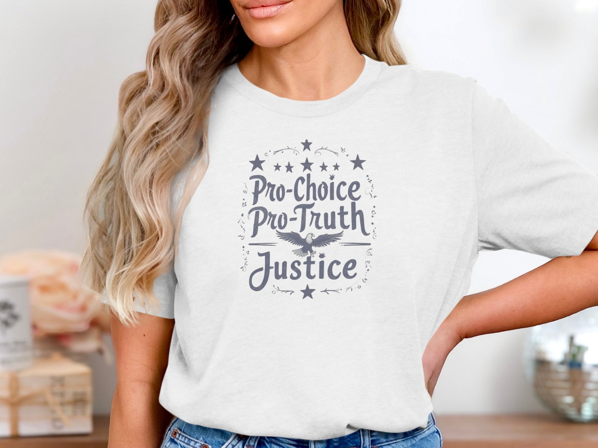 Pro-Choice Pro-Truth Justice Graphic T-Shirt product