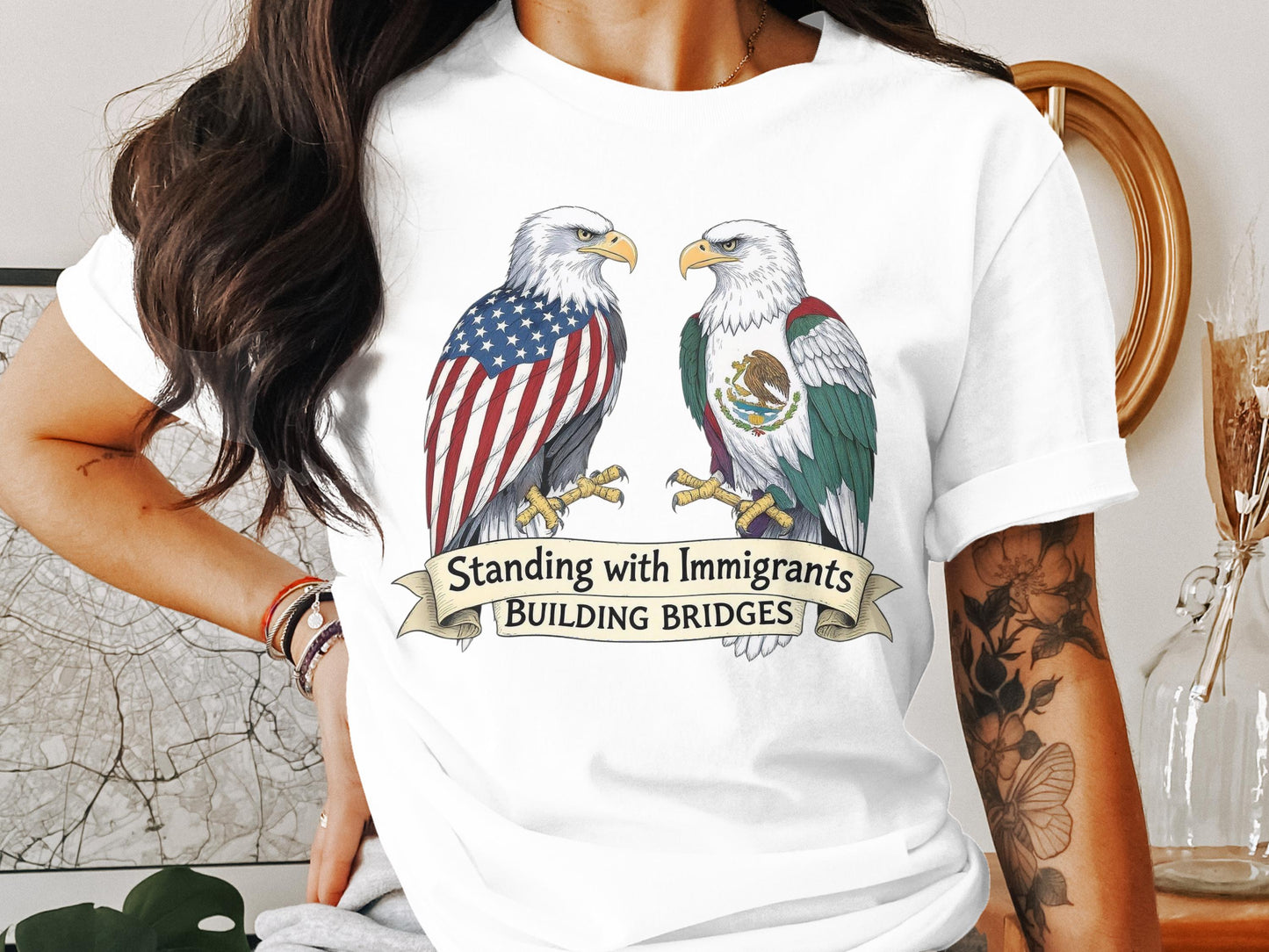 Standing with Immigrants Building Bridges T-shirt product type