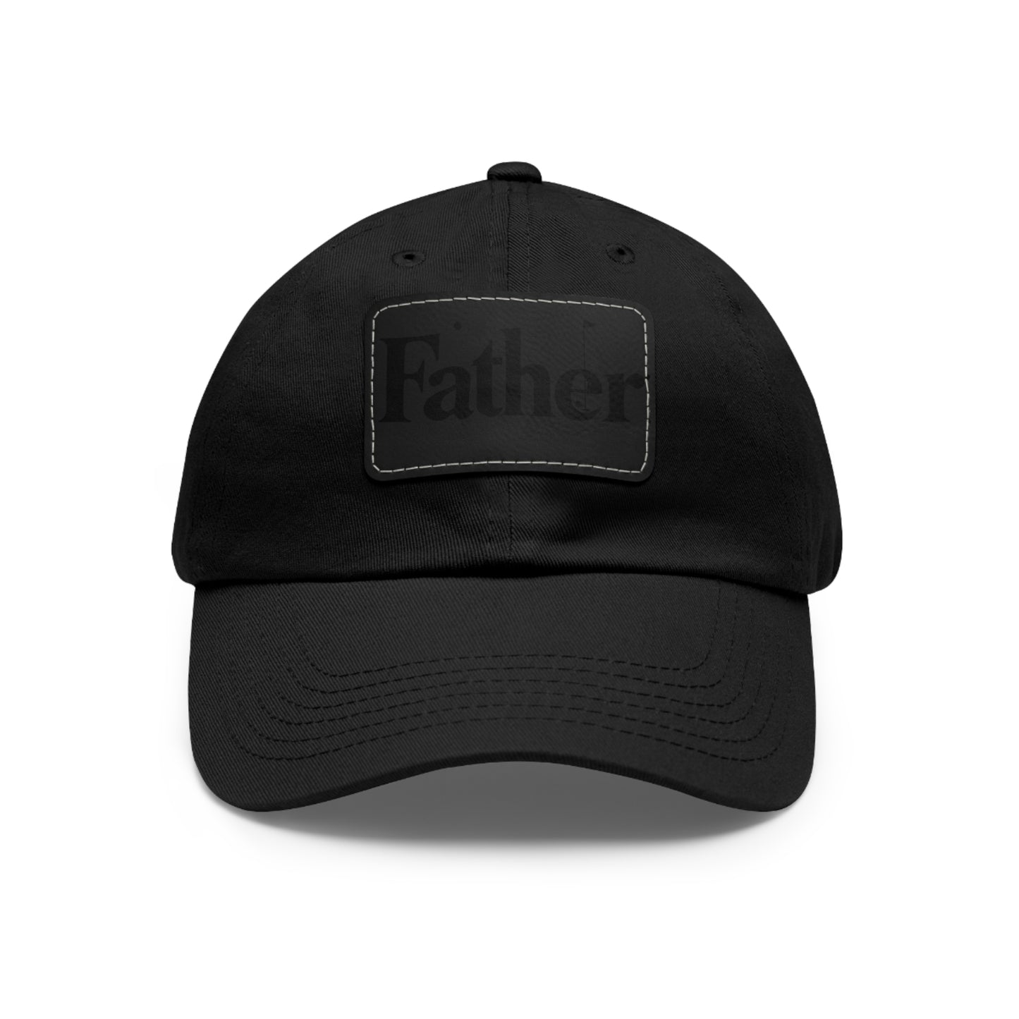 Stylish Father Dad Hat with Leather Patch - Perfect Gift for Dads