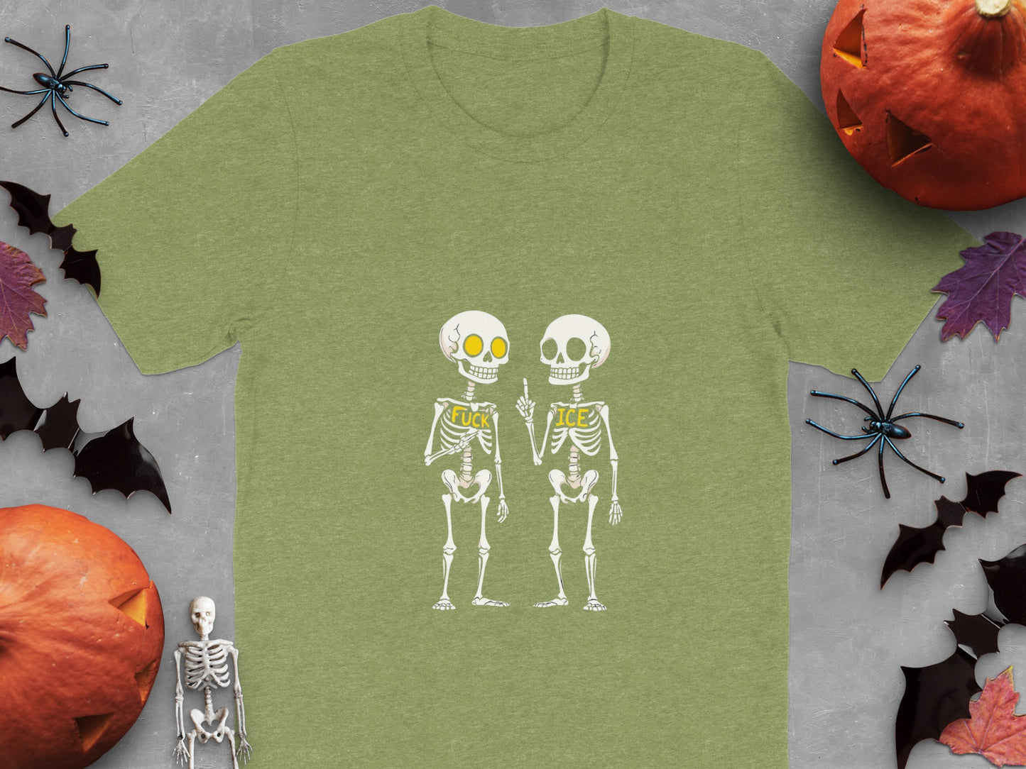 Funny Skeletons Halloween T-shirt with Unique Design product type