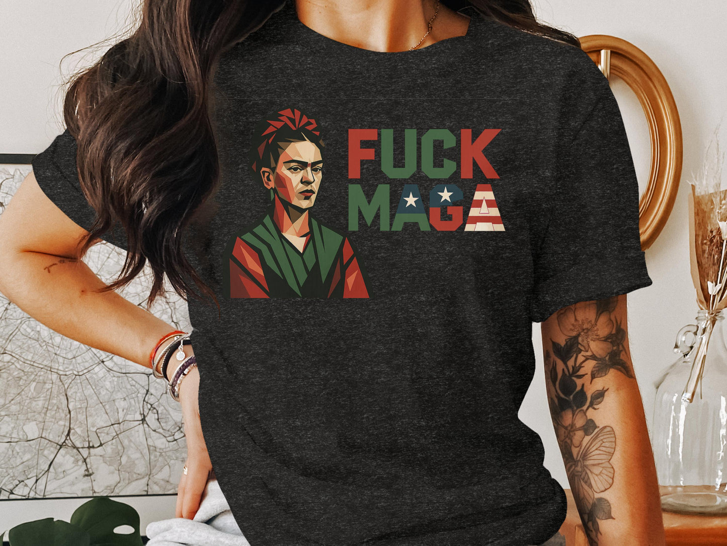 Fuck Maga Shirt Women's Short Sleeve T-Shirt product