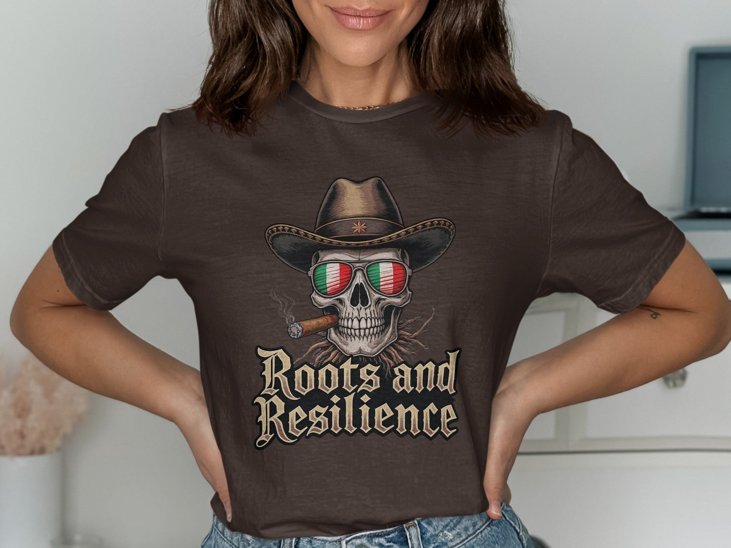 Roots and Resilience Skull Cowboy Hat product type