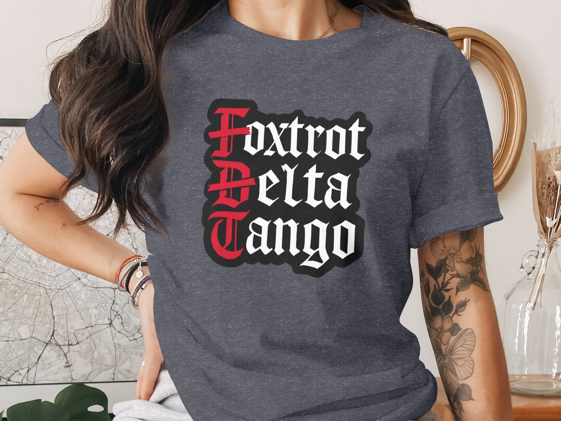Foxtrot Delta Tango Trendy Graphic Tee product type