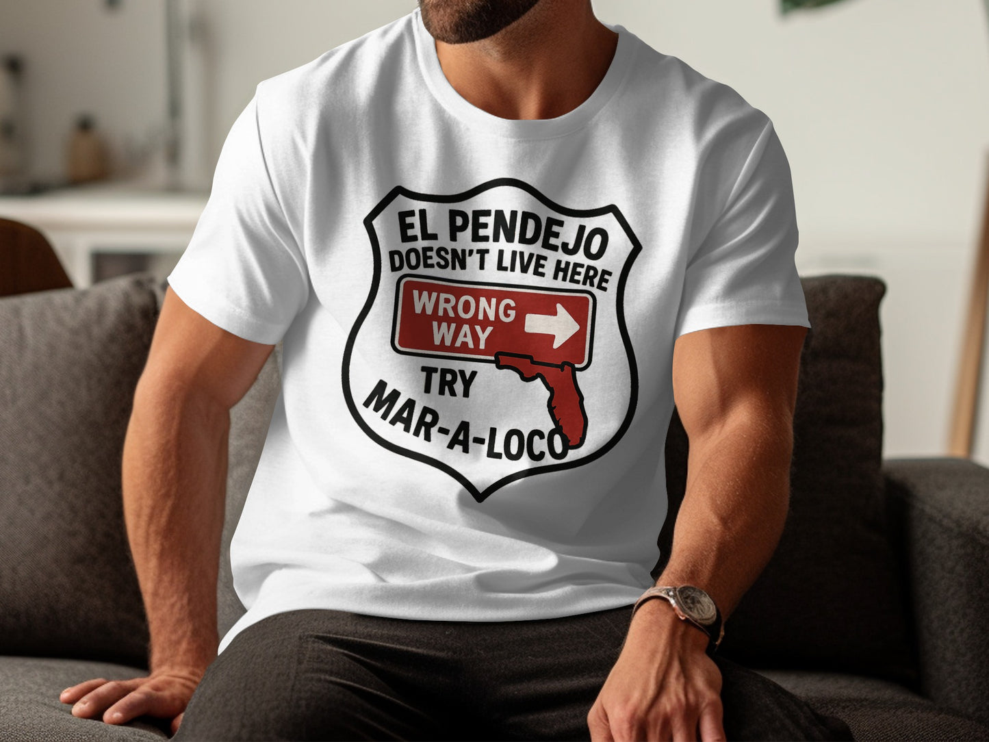 El Pendejo Doesn't Live Here Funny T-Shirt product