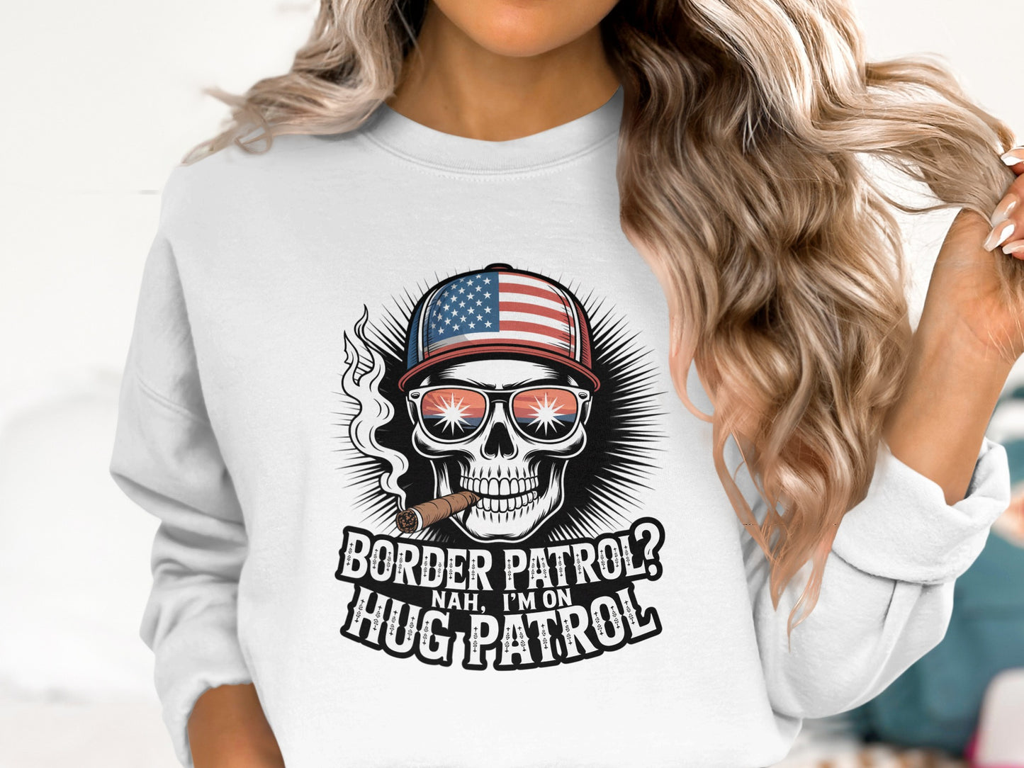 Border Patrol Nah I'm On Hug Patrol sweatshirt product