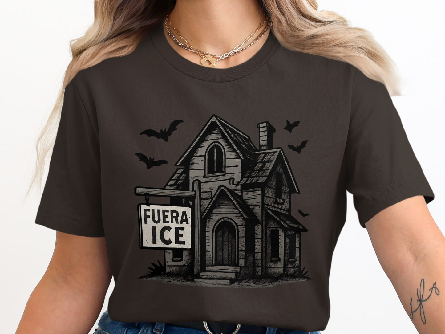 Fuera Ice Haunted House Graphic T-Shirt product