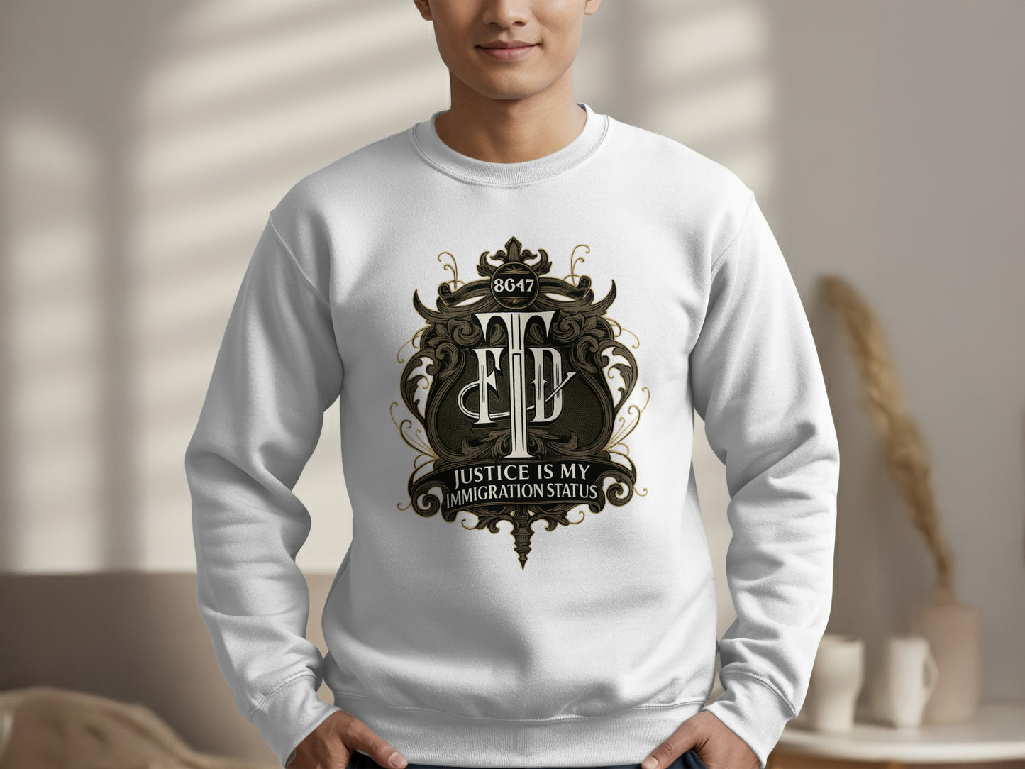 Justice Is My Immigration Status Sweatshirt product type