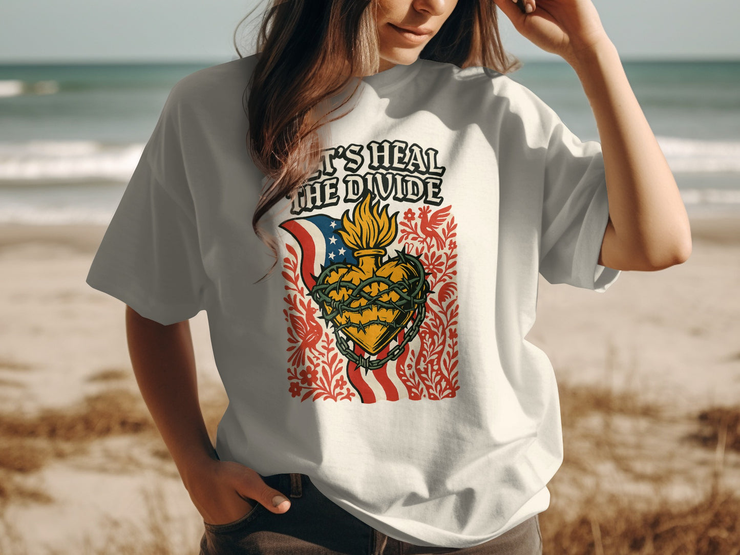 Let's Heal The Divide Graphic T-Shirt product