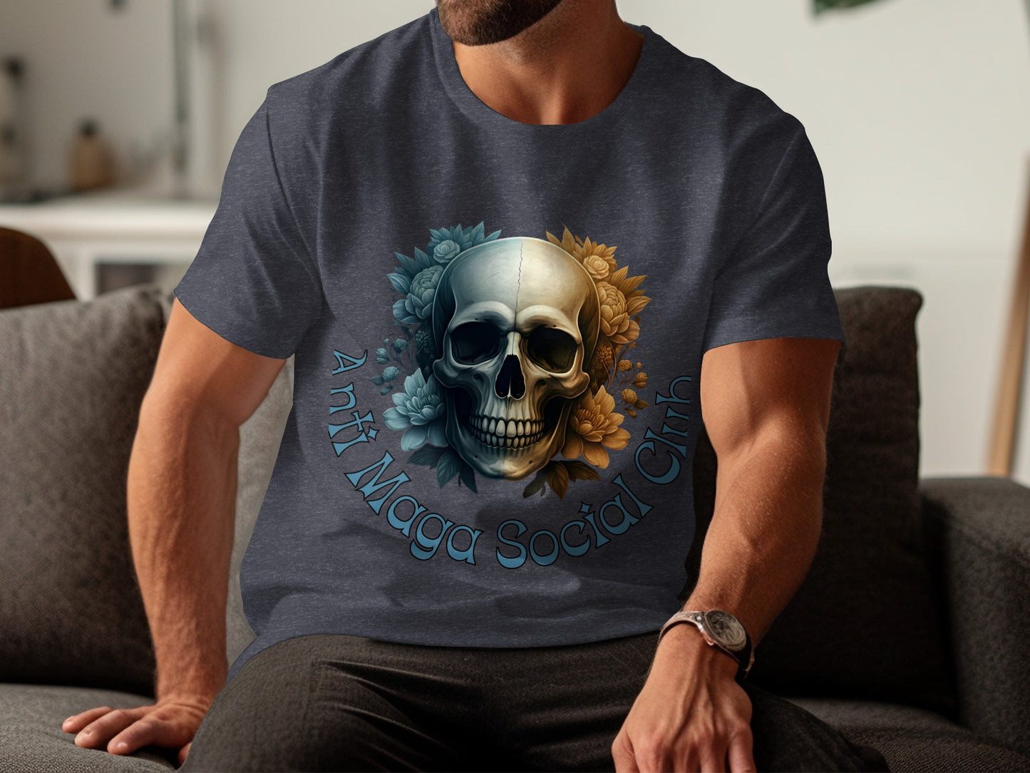 Anti Maga Social Club Skull Graphic Tee product