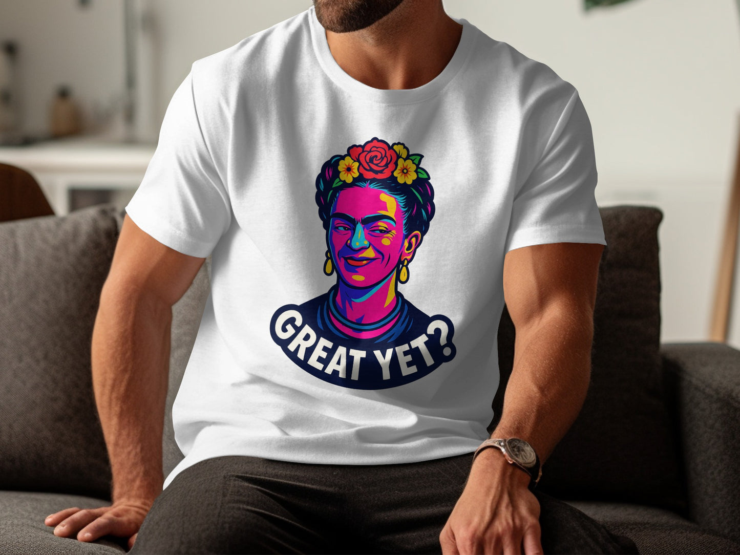 Vibrant Colorful Graphic Art Great Yet T-shirt Product