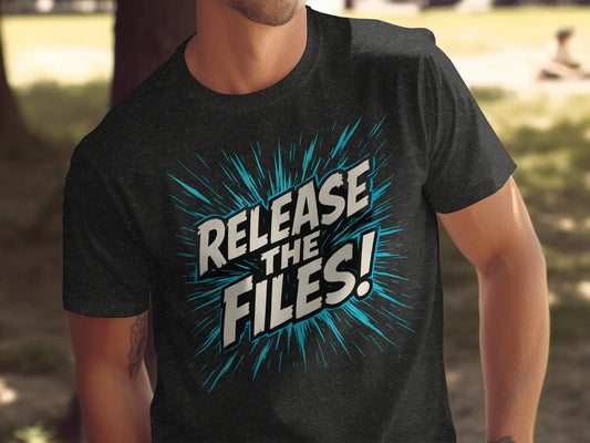 Release The Files Graphic Design T-shirt product type