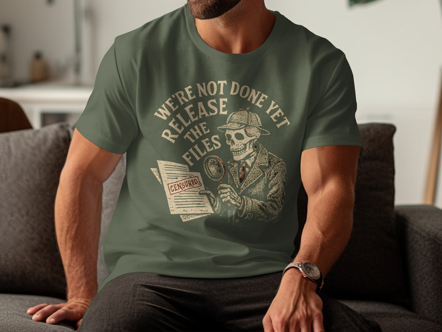 We're Not Done Yet Release The Files T-shirt product
