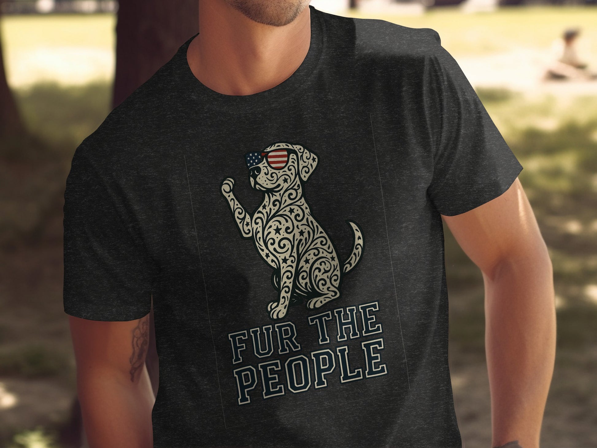 Fur the People Dog Design Unisex T-Shirt product type