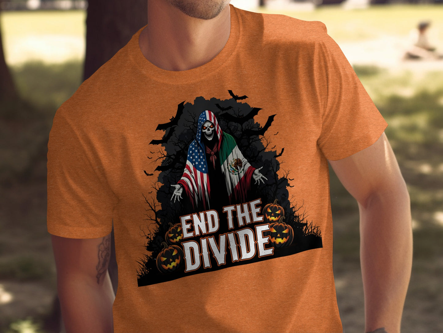 Halloween Themed End The Divide T-shirt product