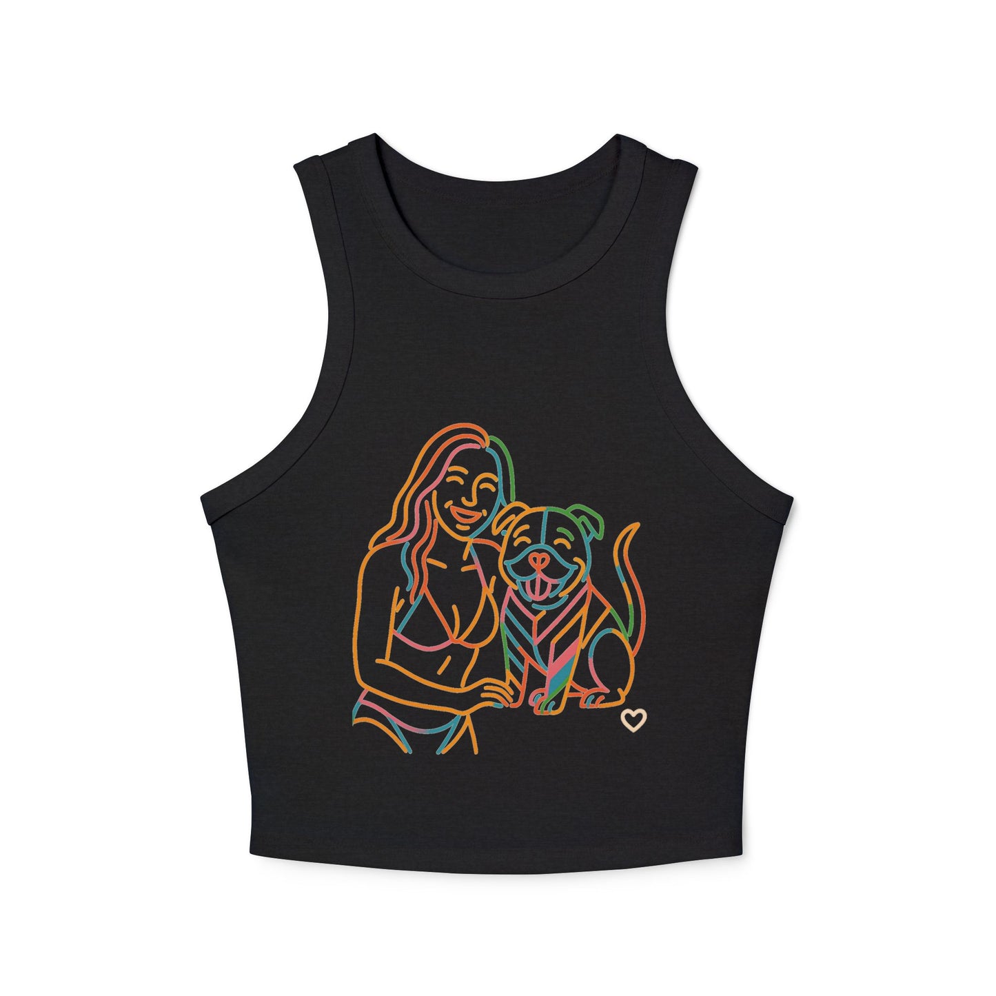 Pride tank top Cute Pet-Themed Women's Micro Rib Racer Tank Top - Perfect Summer Fit