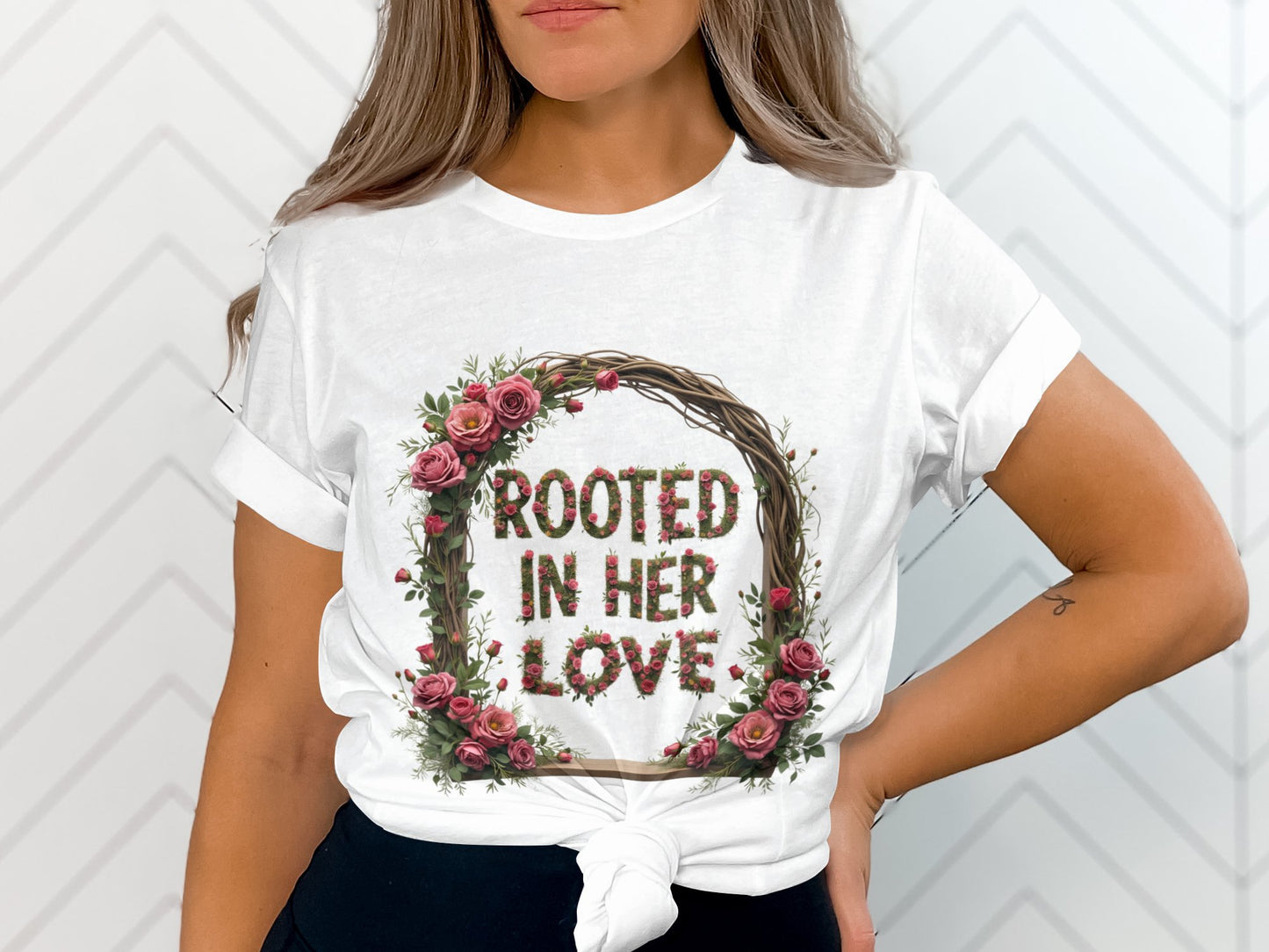 Rooted in Her Love Graphic T-Shirt product type