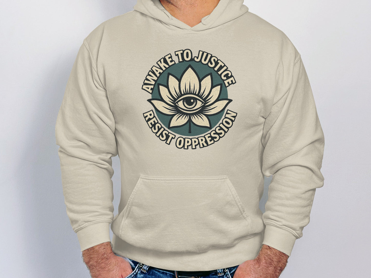Awake to Justice Resist Oppression Hoodie product