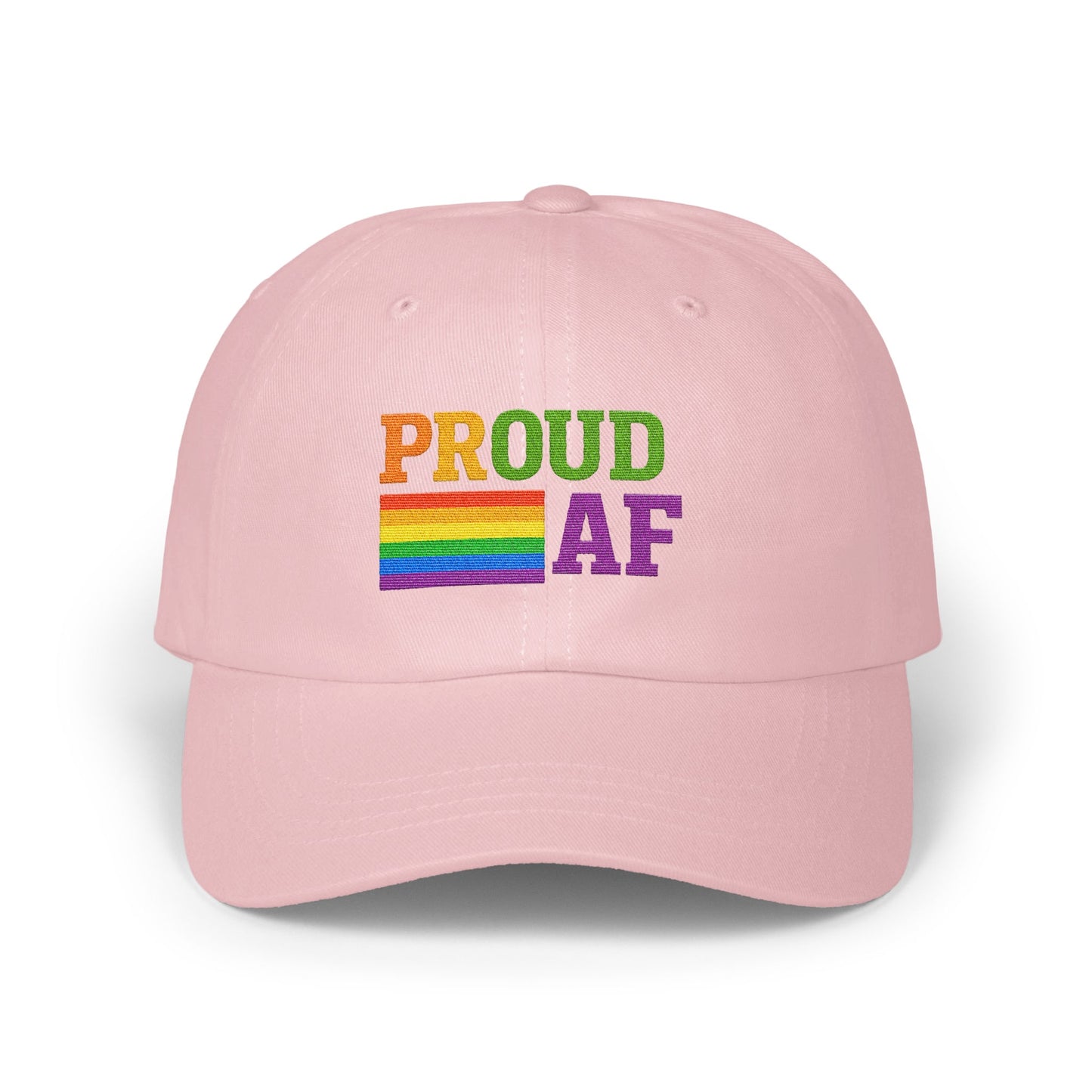 Proud AF Pink Rainbow Embroidered Hat product