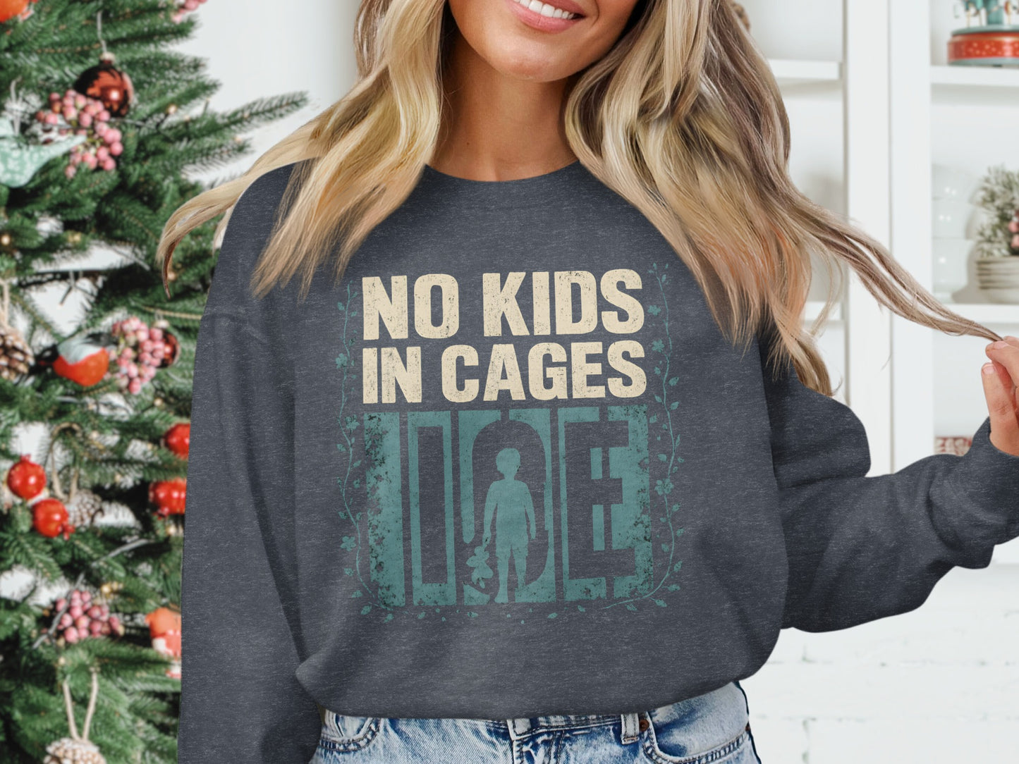 No Kids in Cages Statement Sweater product