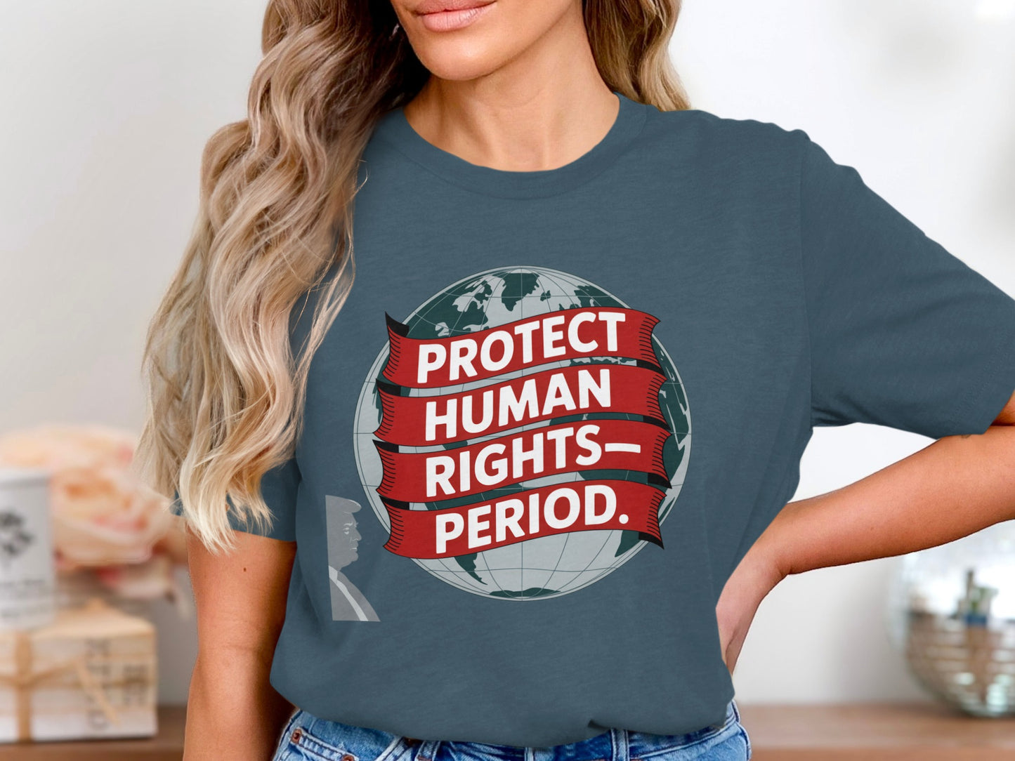 Protect Human Rights Period Statement T-Shirt product