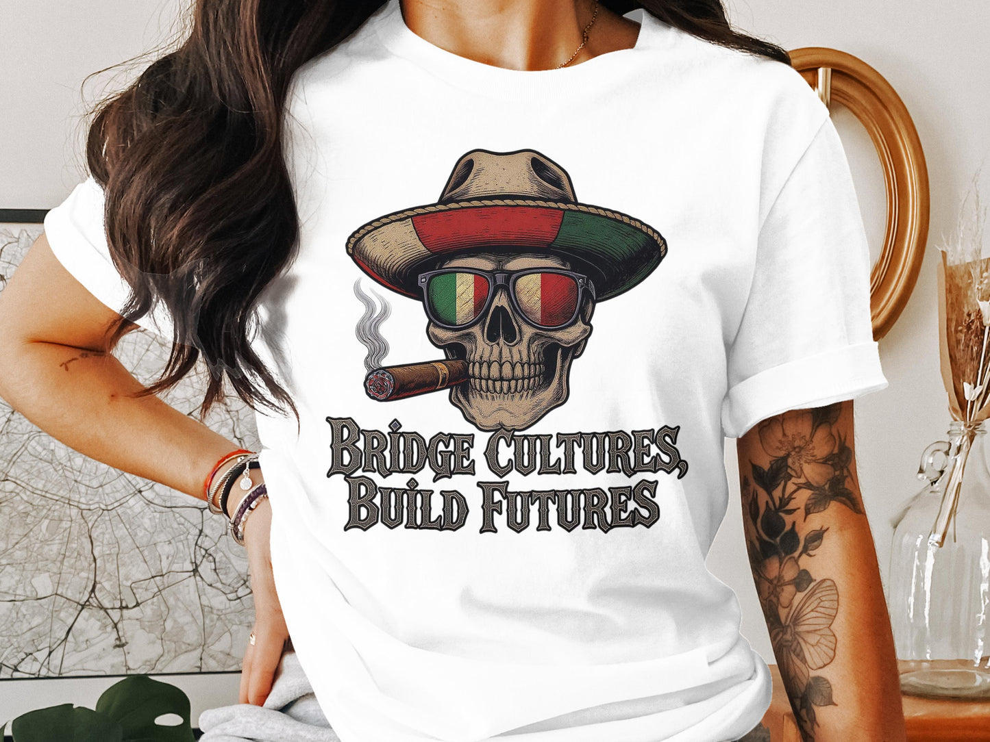 Bridge Cultures Build Futures T-shirt product type