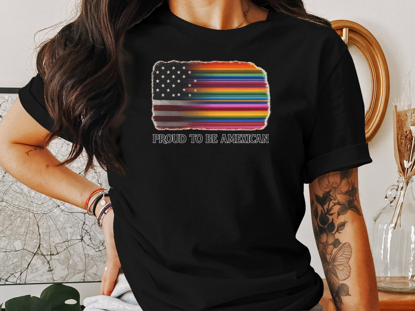 Proud to Be American Rainbow Flag Shirt product