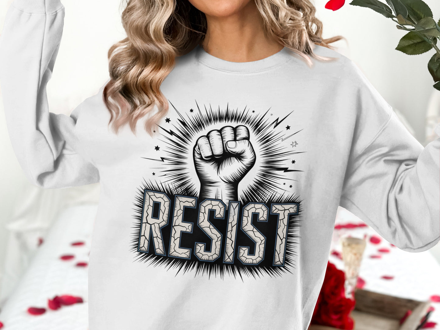 Resist Graphic Long Sleeve Sweatshirt product type