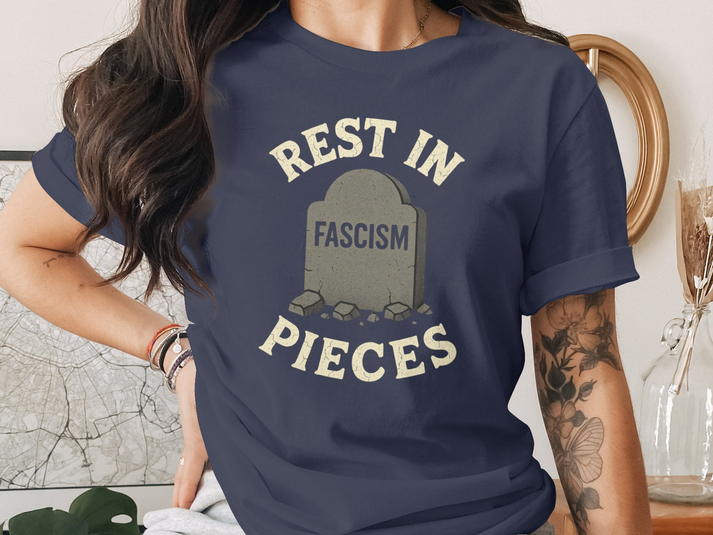Rest in Pieces Graphic Tee Unisex Fashion T-shirt product