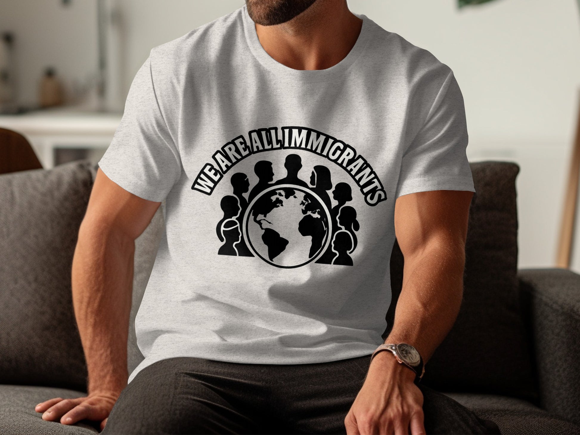 We Are All Immigrants Graphic Tee Shirt product type