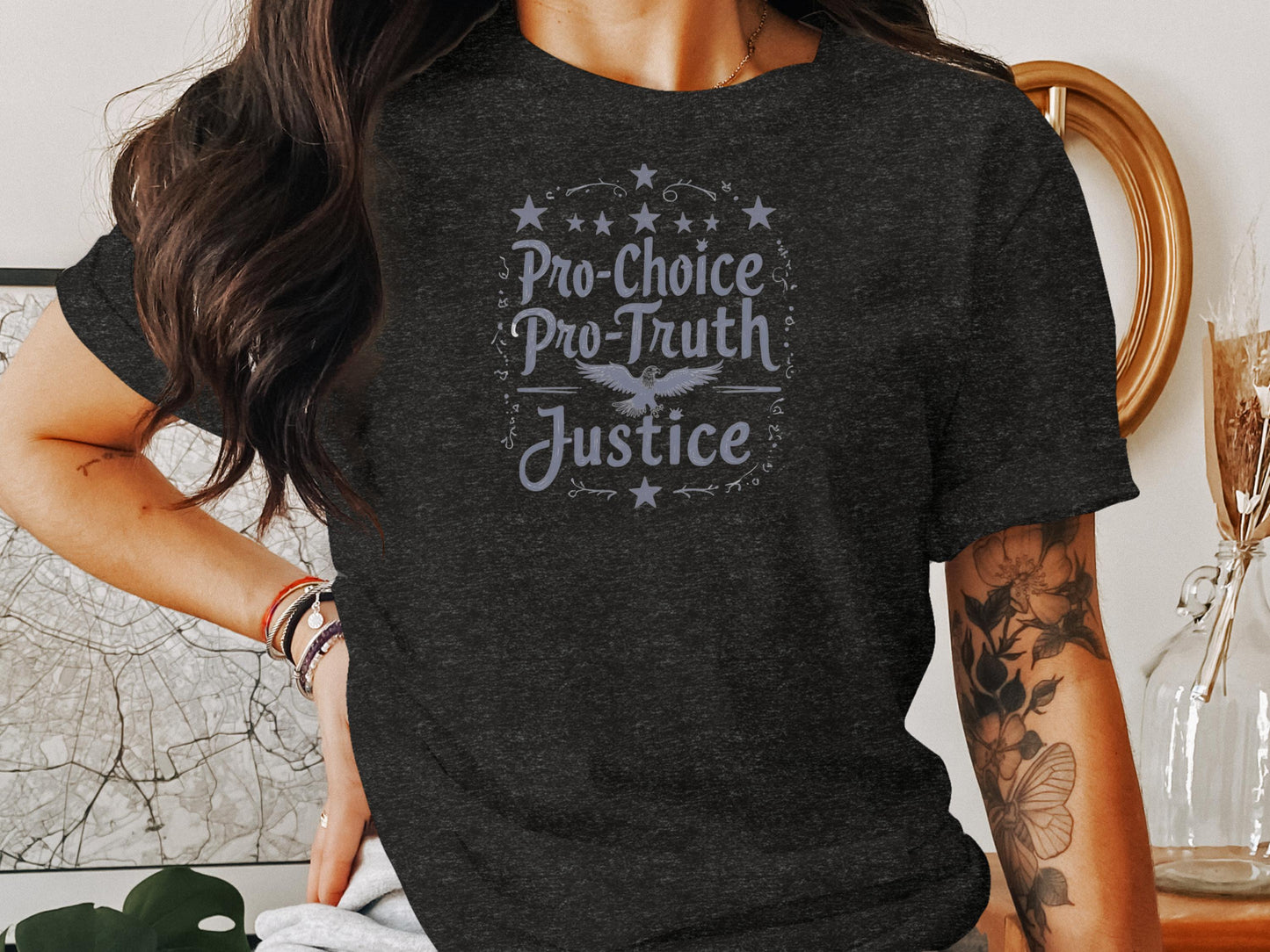 Pro-Choice Pro-Truth Justice Graphic T-Shirt product