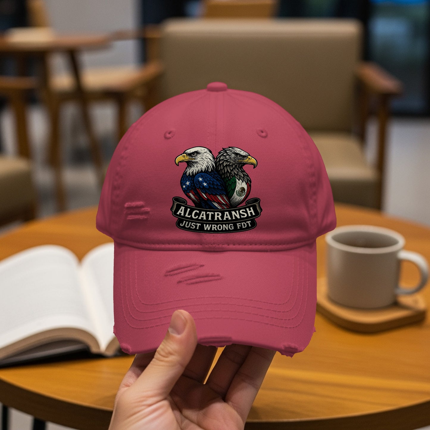 Alcatransh Just Wrong FDT Embroidered Cap product