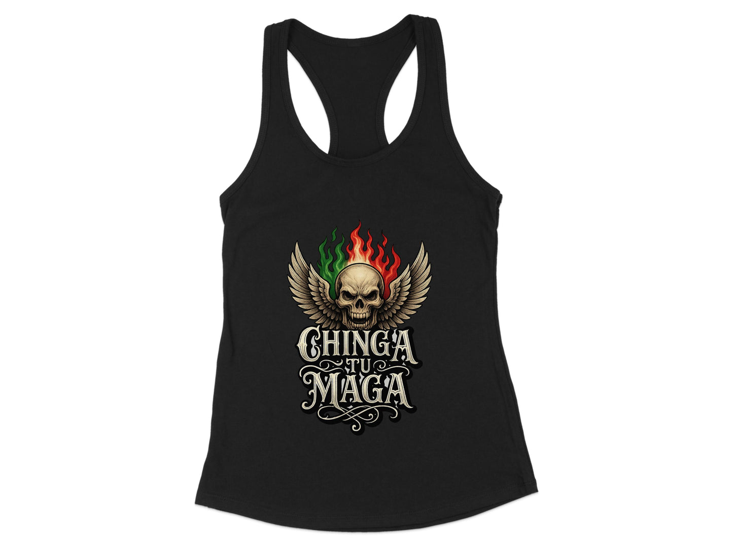 Bold Graphic Winged Skull Tank Top product