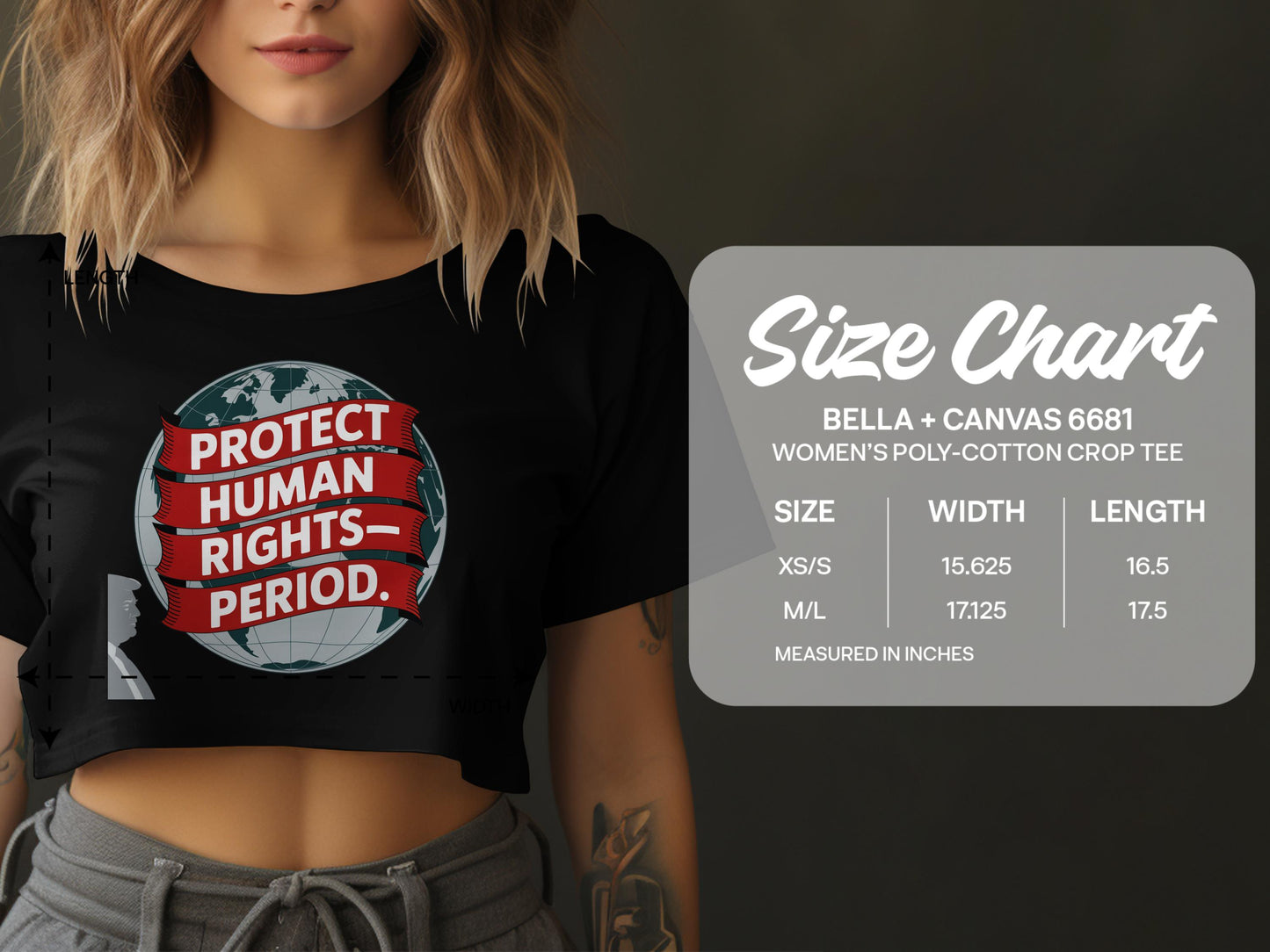 Protect Human Rights Period Graphic Tee product