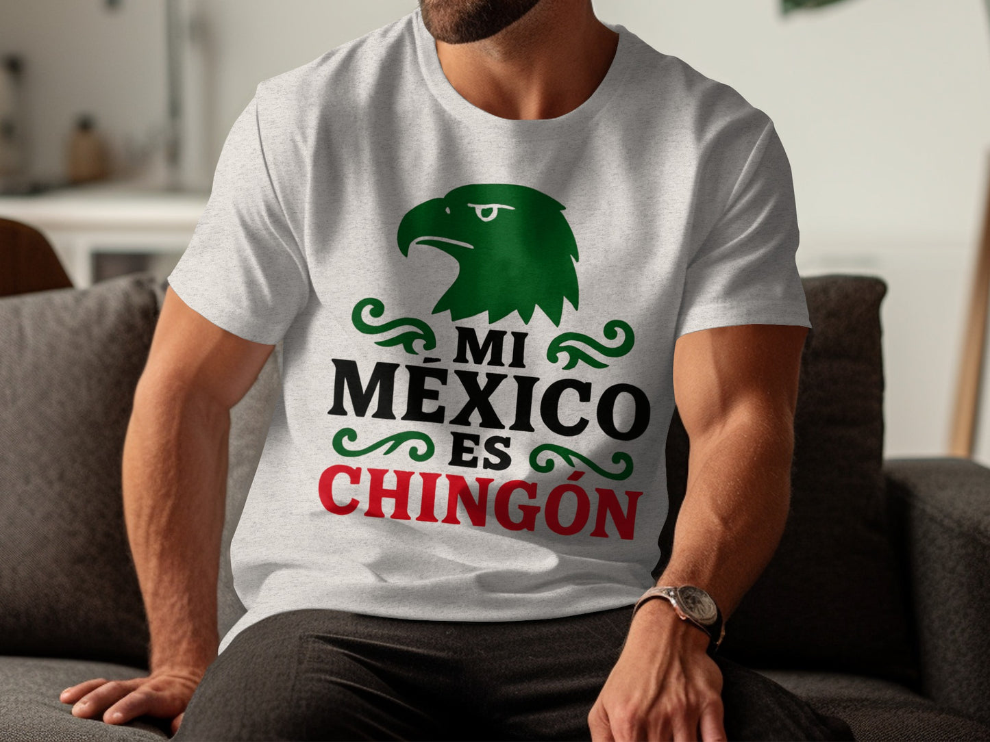 Mi México Es Chingón Eagle Graphic T-Shirt product type