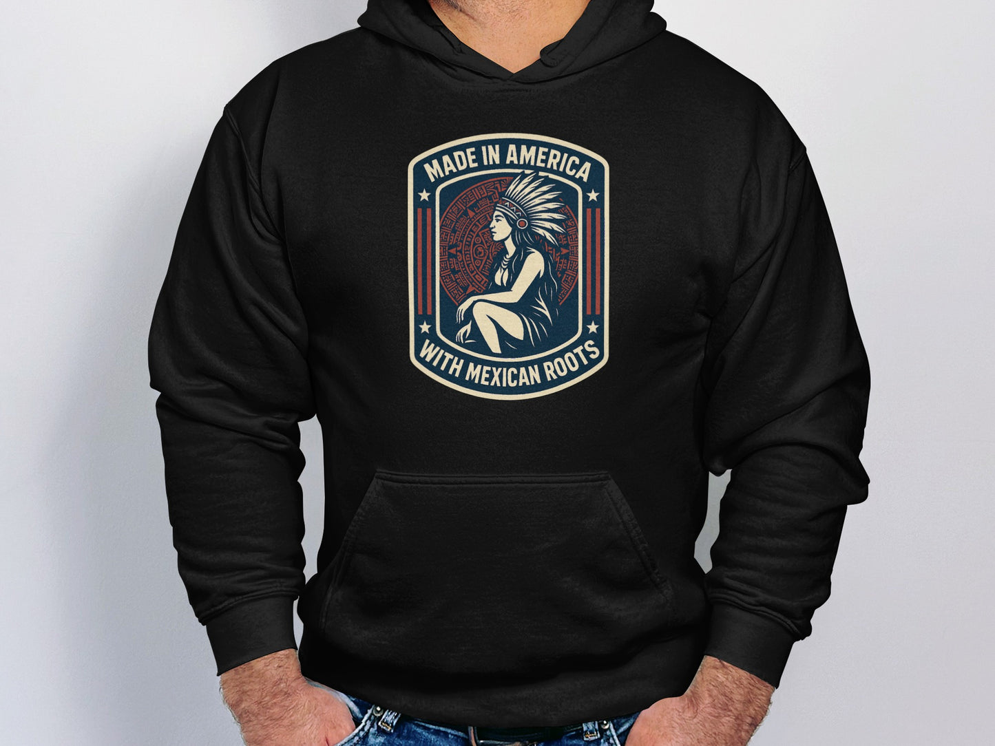 Made in America with Mexican Roots hoodie product