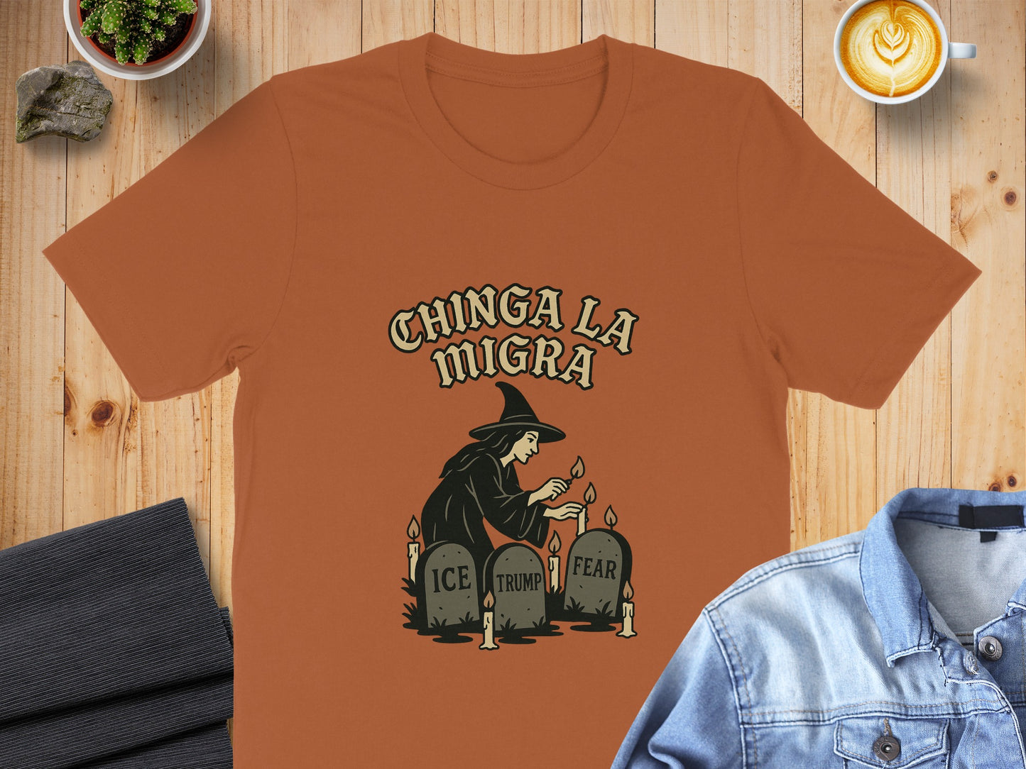 Chinga La Migra Ice Trump Fear Graphics product
