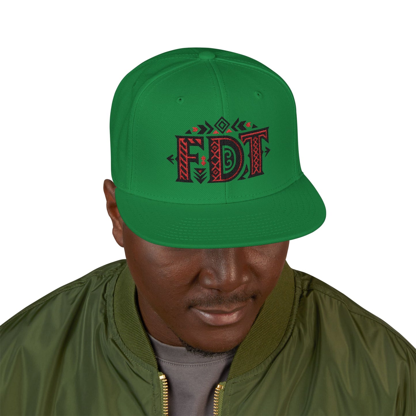 FDT Chinga Tu MAGA Embroidered Snapback Cap, Stylish Adjustable Hat, Gift for Dads, Streetwear Accessory, Trendy Headwear for All Occasions