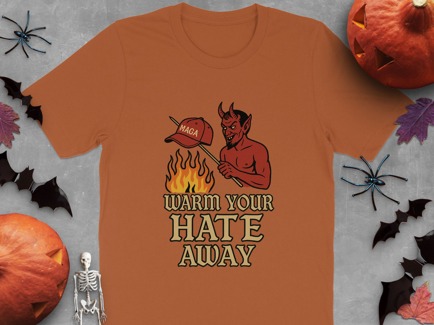 Warm Your Hate Away Devil Graphic Product