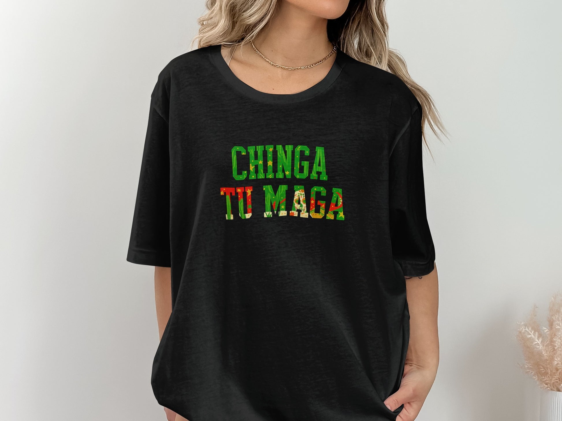 Chinga Tu Maga Statement Tee Trendy Apparel product type
