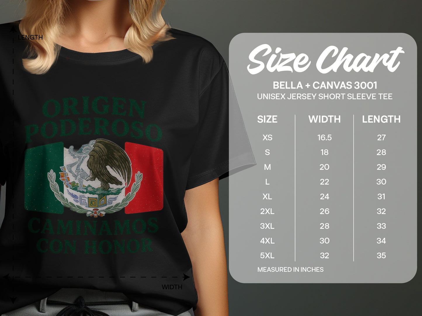 ORIGEN PODEROSO CAMINAMOS CON HONOR unisex jersey product