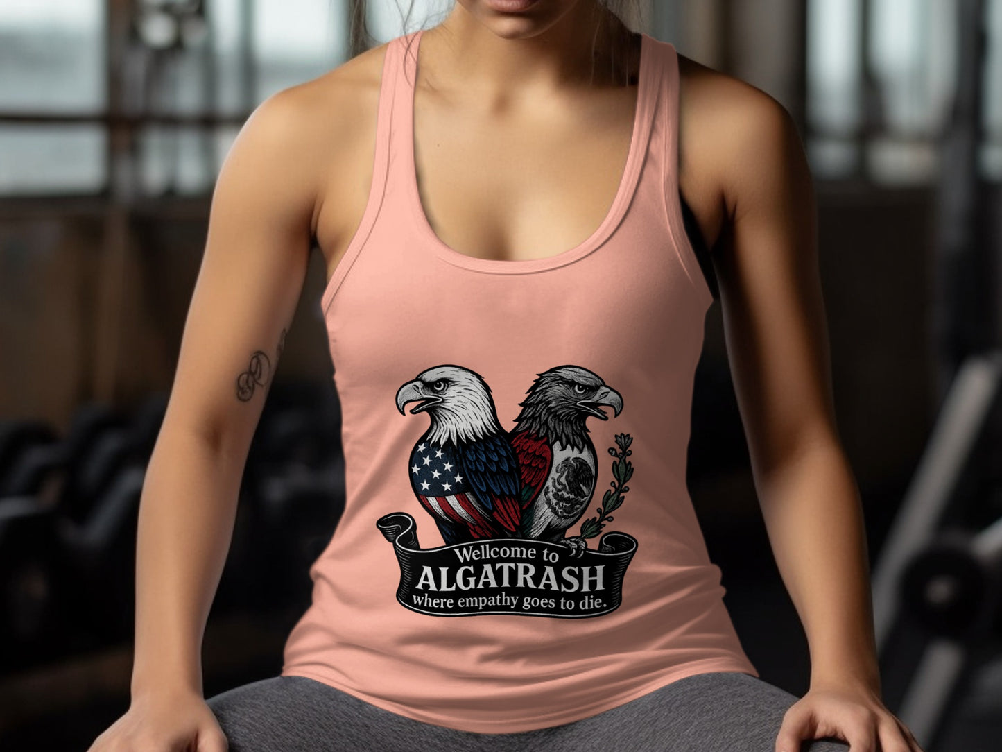 Welcome to Algatrash Graphic Printed Tank Top product type