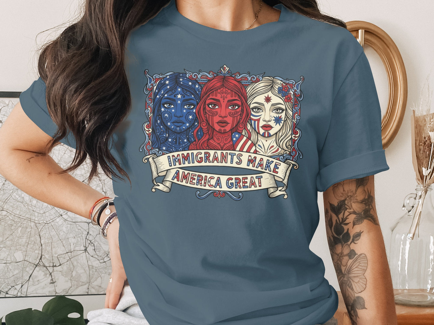 Immigrants Make America Great Graphic T-shirt product