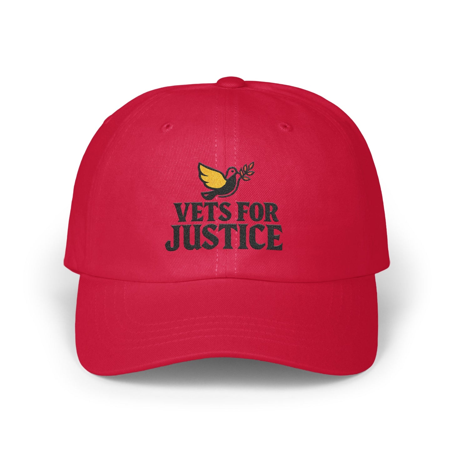 Vets For Justice Red Embroidered Adjustable Hat product