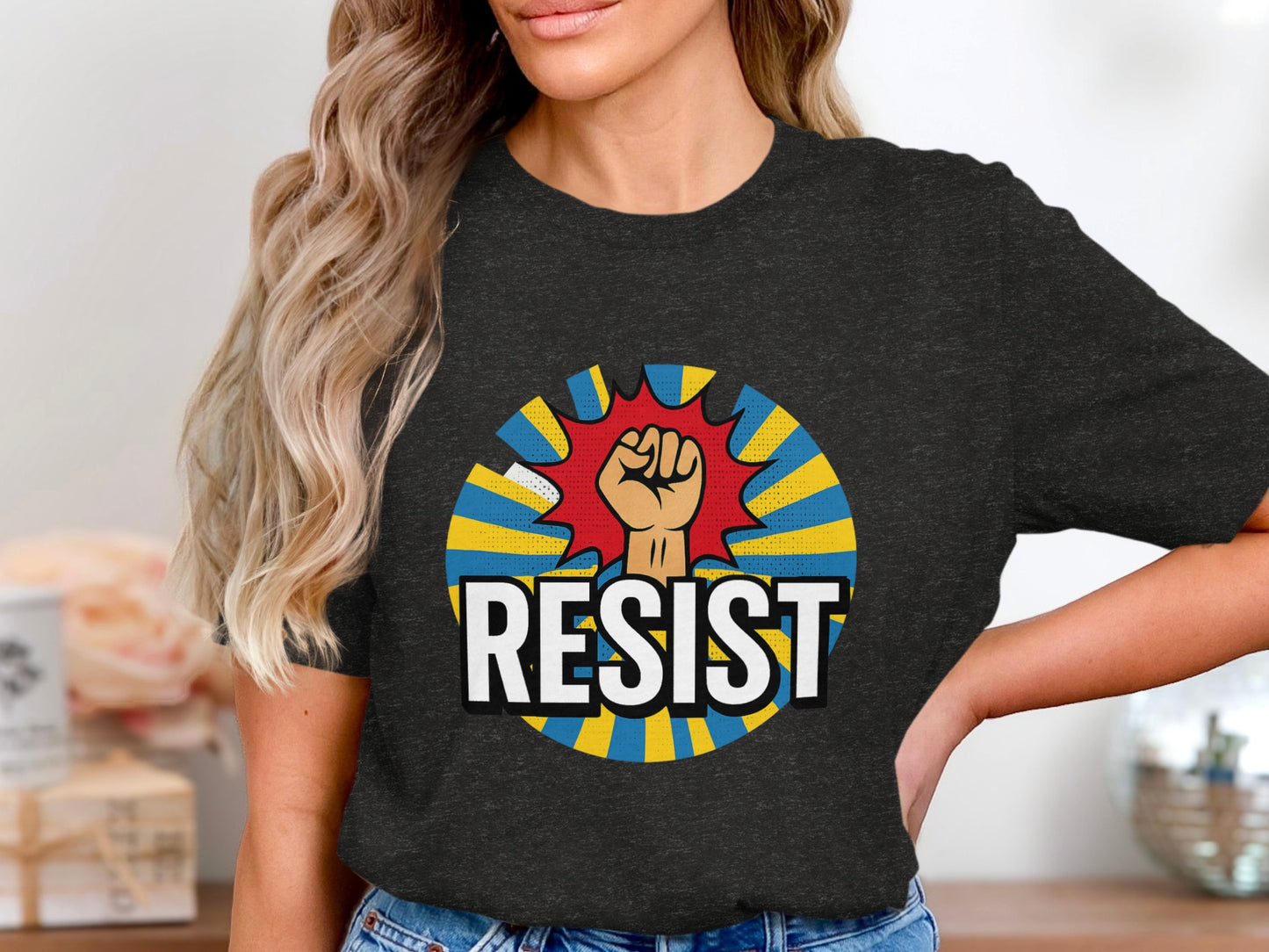 Empowering Resist Graphic Tee for Activists T-shirt