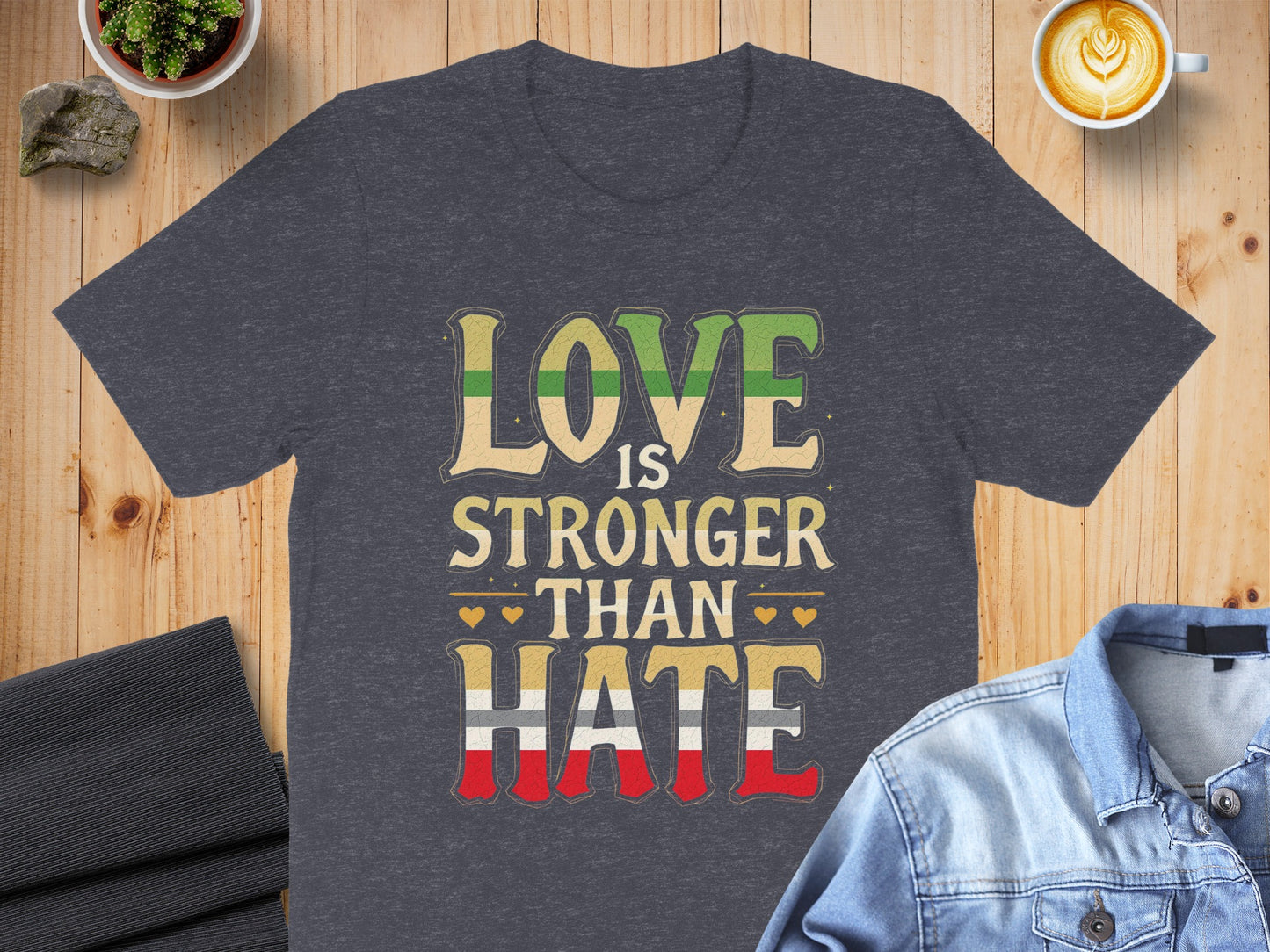 Love Is Stronger Than Hate Graphic Shirt product