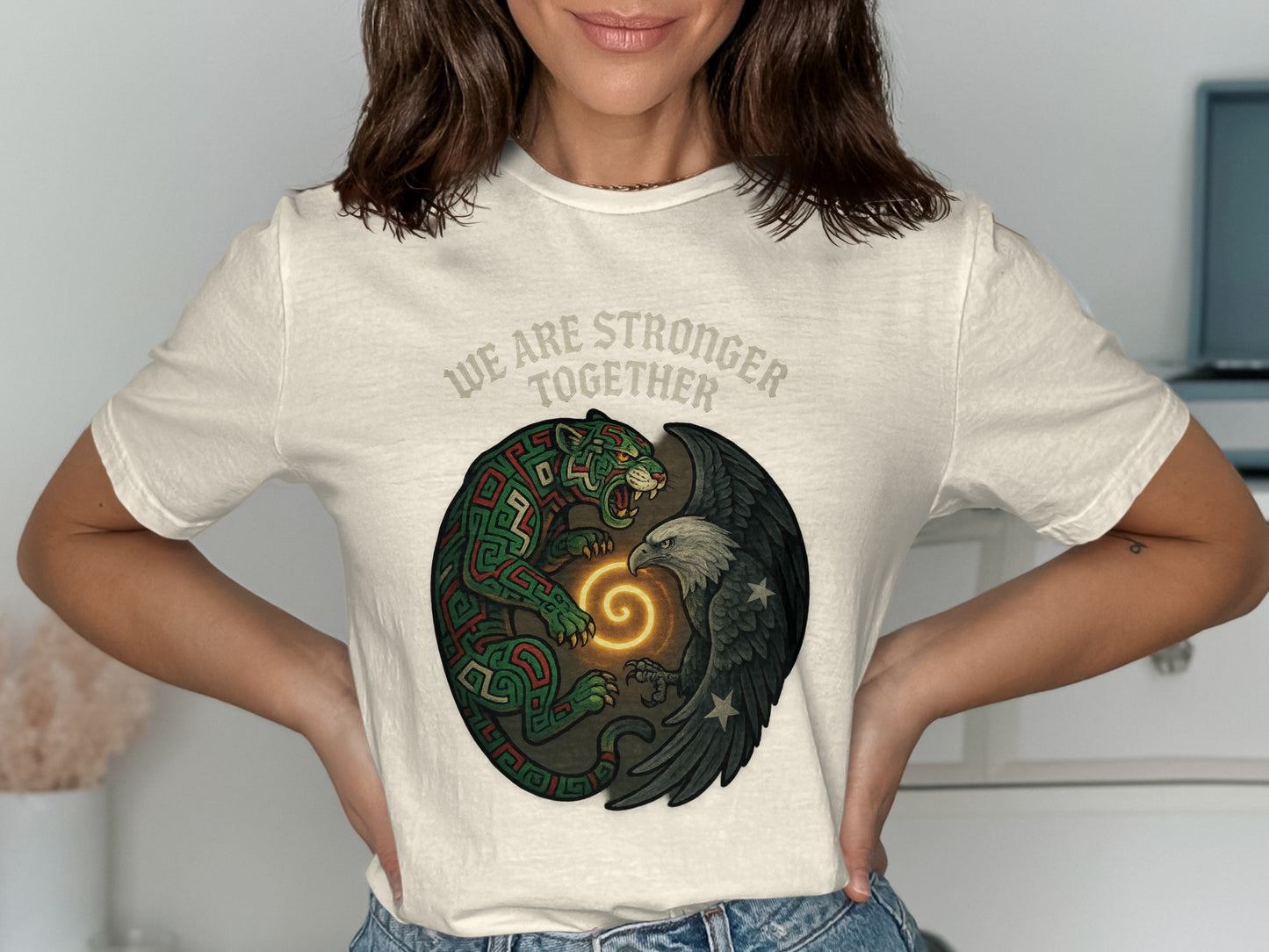 We Are Stronger Together Dragon and Eagle T-shirt product