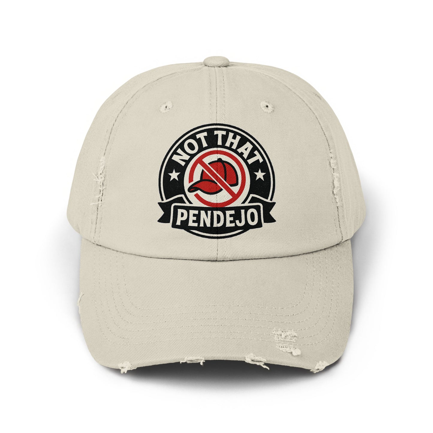 Not That Pendejo Embroidered Distressed Baseball Cap product type