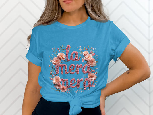 La Mera Mera Floral Design Graphic Tee product