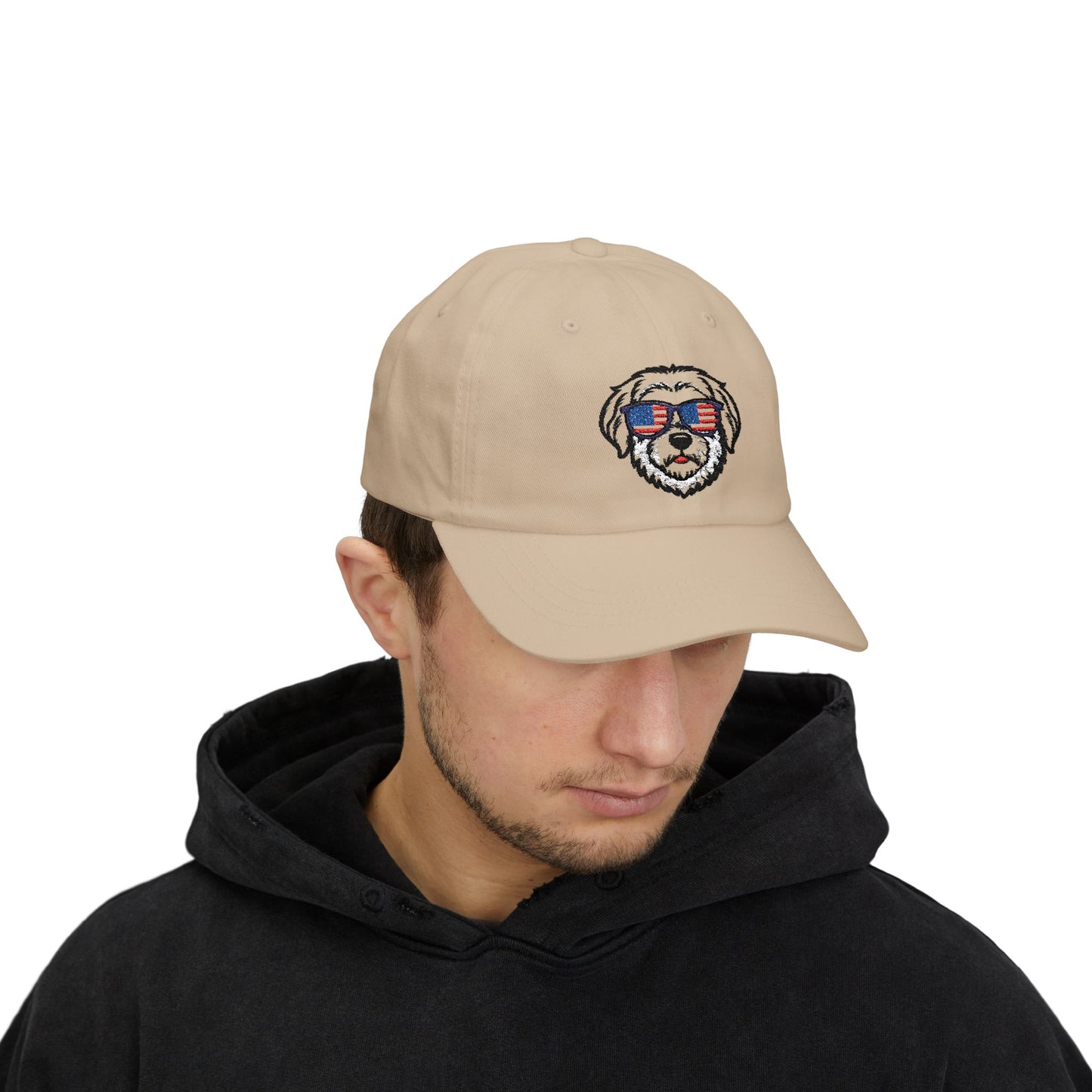 Patriotic Dog Dad Cap - Adjustable Classic Hat for Pet Lovers